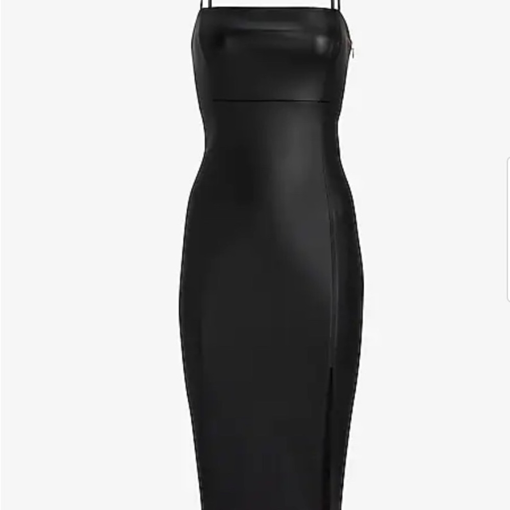 Express NWT faux midi dress